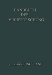 Cover image for Handbuch Der Virusforschung: I. Erganzungsband