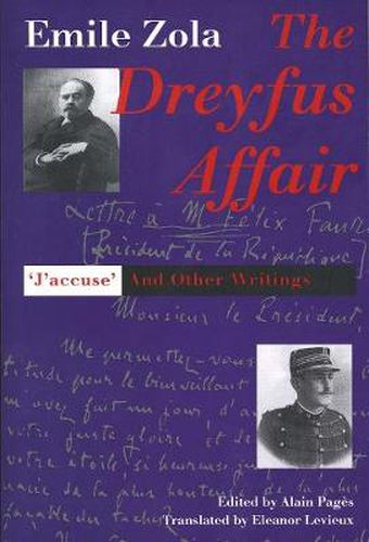 Cover image for The Dreyfus Affair: J"Accuse  and Other Writings