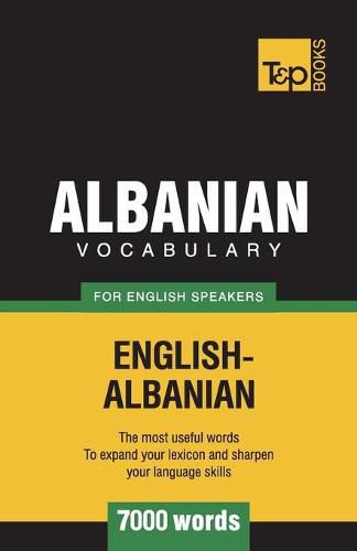 Cover image for Albanian vocabulary for English speakers - 7000 words