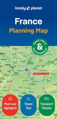 Cover image for Lonely Planet France Planning Map