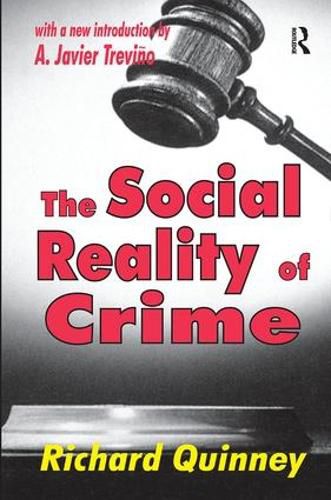 Cover image for The Social Reality of Crime