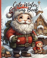 Cover image for Cute Winter Coloring Book For Kids