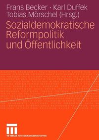 Cover image for Sozialdemokratische Reformpolitik und OEffentlichkeit