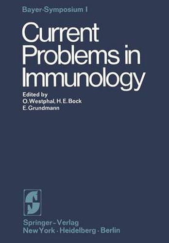 Cover image for Current Problems in Immunology