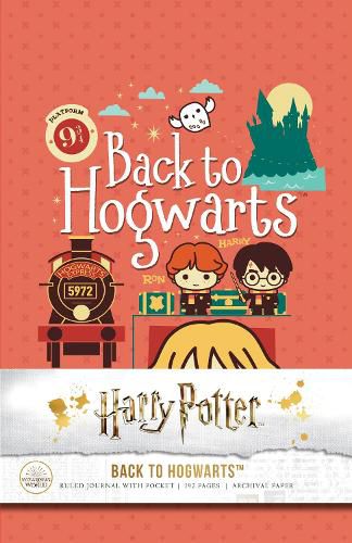 Cover image for Harry Potter: Back to Hogwarts Hardcover Ruled Journal