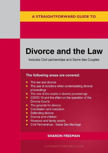 Cover image for A Straightforward Guide To Divorce And The Law: Revised Edition 2022