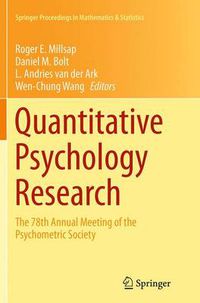 Cover image for Quantitative Psychology Research: The 78th Annual Meeting of the Psychometric Society