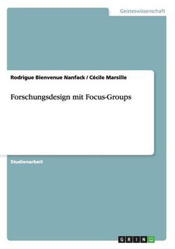 Cover image for Forschungsdesign mit Focus-Groups