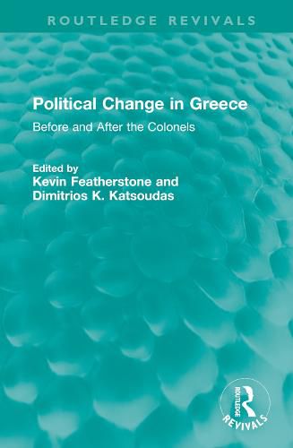 Cover image for Political Change in Greece