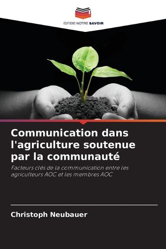 Cover image for Communication dans l'agriculture soutenue par la communaute