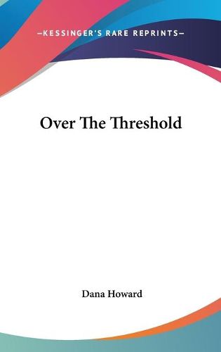 Cover image for Over the Threshold