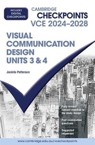 Cover image for Cambridge Checkpoints VCE Visual Communication Design Units 3&4 2024-2028