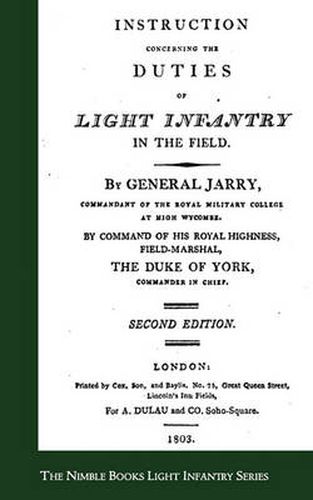 Cover image for Instructions Concerning the Duties of Light Infantry in the Field