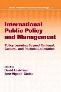 Cover image for International Public Policy and Management