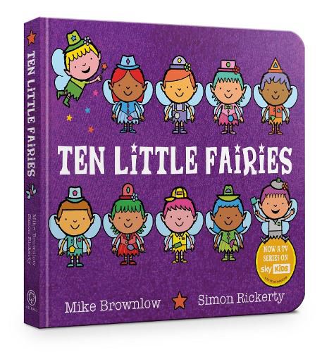 Cover image for Ten Little Fairies Board Book