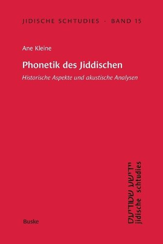 Cover image for Jidische Schtudies 15