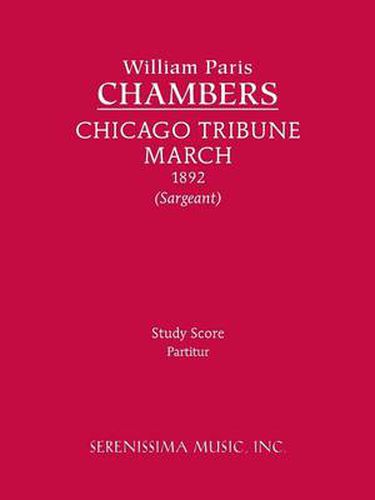 Cover image for Chicago Tribune March: Study Score