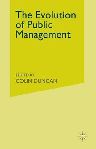 Cover image for The Evolution of Public Management: Concepts and Techniques for the 1990s