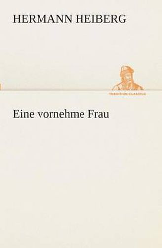 Cover image for Eine vornehme Frau