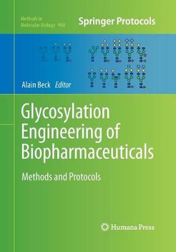 Cover image for Glycosylation Engineering of Biopharmaceuticals: Methods and Protocols