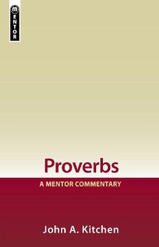 Cover image for Proverbs: A Mentor Commentary