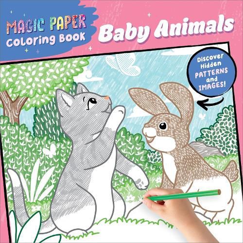 Cover image for Magic Paper Coloring Book: Baby Animals