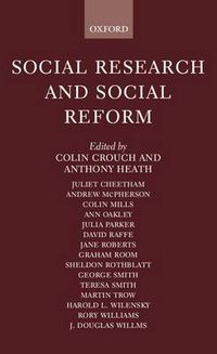 Cover image for Social Research and Social Reform: Essays in Honour of A.H.Halsey