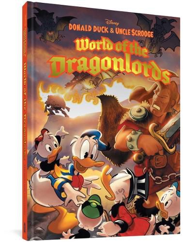 Cover image for Donald Duck and Uncle Scrooge: World of the Dragonlords