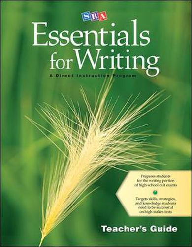 Cover image for SRA Essentials for Writing Teacher's Guide