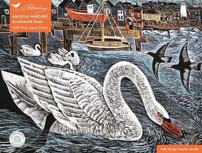 Sustainable Jigsaw: Angela Harding, Southwold Swan (1000-piece)