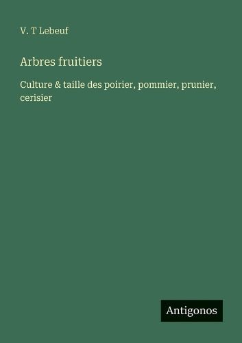 Cover image for Arbres fruitiers