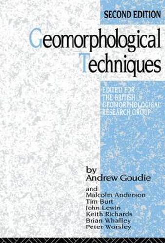 Cover image for Geomorphological Techniques