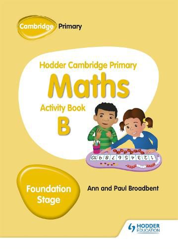 Hodder Cambridge Primary Maths Activity Book B Foundation Stage