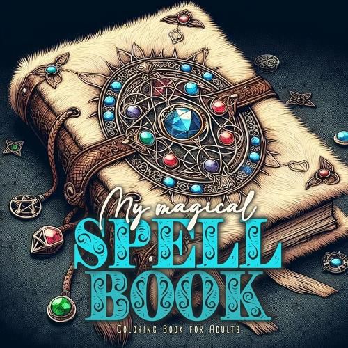 Cover image for My magical Spell Book Coloring Book for Adults
