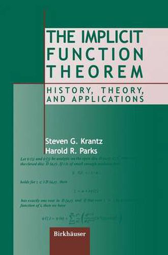 The Implicit Function Theorem