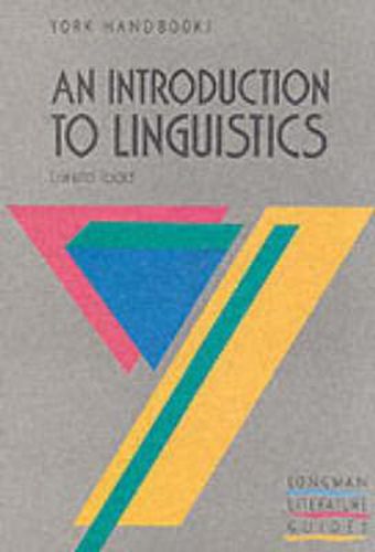 Cover image for Introduction to Linguistics