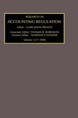 Cover image for Research in Accounting Regulation