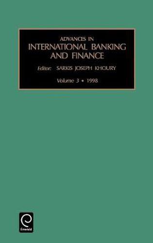 Cover image for Advances in International Banking and Finance
