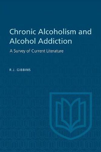 Cover image for Chronic Alcoholism and Alcohol Addiction