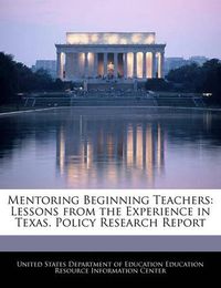 Cover image for Mentoring Beginning Teachers