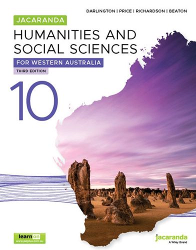 Cover image for Jacaranda Humanities and Social Sciences 10 for Western Australia, 3e learnON and Print