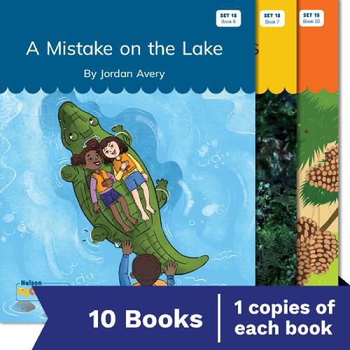 Cover image for Nelson Decodable Readers Set 15 Syllables set pack x 10