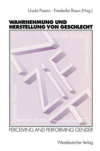 Cover image for Wahrnehmung und Herstellung von Geschlecht