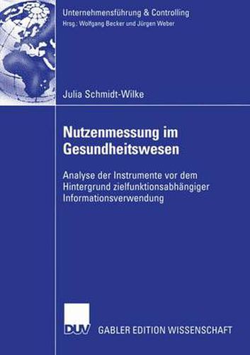 Cover image for Nutzenmessung im Gesundheitswesen