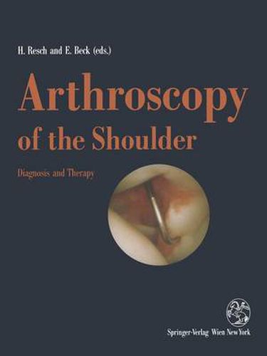 Cover image for Arthroscopy of the Shoulder: Diagnosis and Therapy