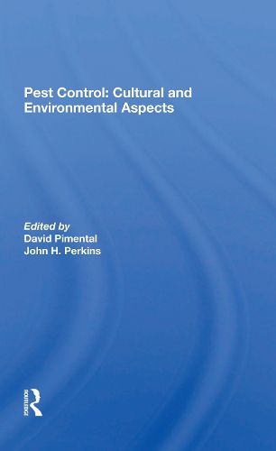 Cover image for Pest Control: Cultural And Environmental Aspects