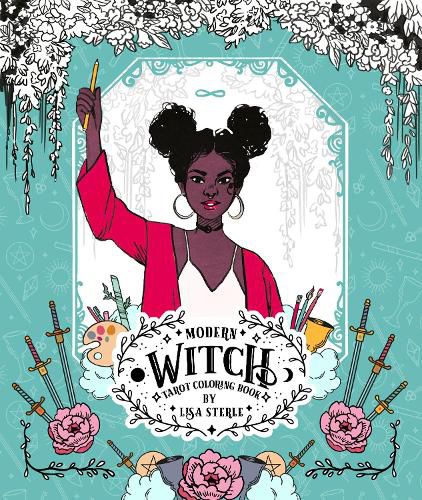 Cover image for Modern Witch Tarot Coloring Book