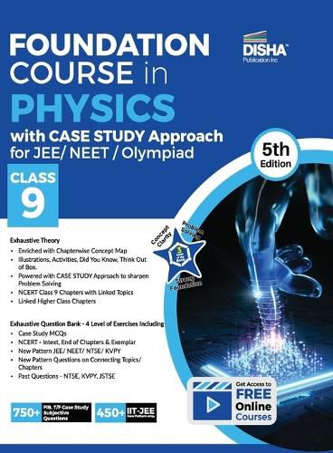 Cover image for Foundation Course in Physics with Case Study Approach for Jee/ Neet/ Olympiad Class 9