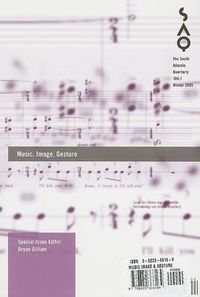 Cover image for Music, Image, and Gesture