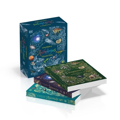 Cover image for DK Children's Anthologies Box Set 1: Dinosaurs and Prehistoric Life, An Anthology of Intriguing Animals and The Myste